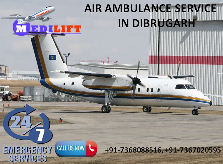 Medilift Air Ambulance Service in Dibrugarh